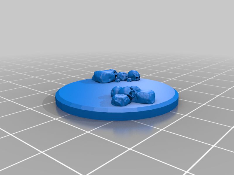32mm Rocky debris Bases