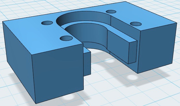 Anet A2 E3D V6 Mount