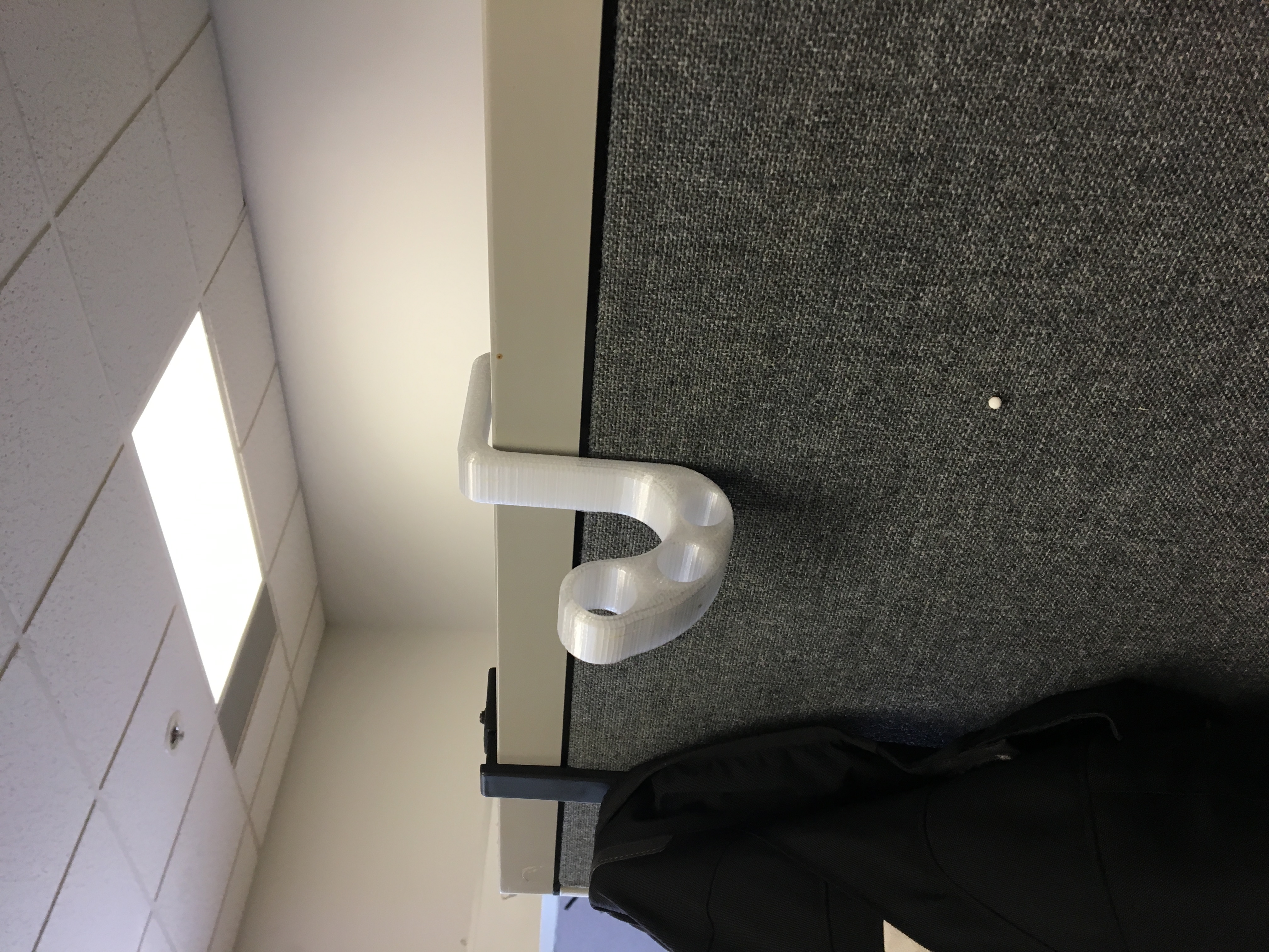 Hanging Helmet Hook for Cubicle