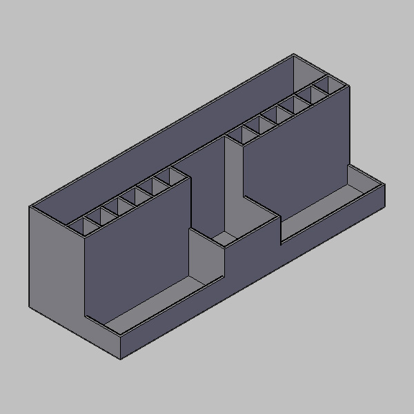 Desk Organiser - Stores A4 paper in the back