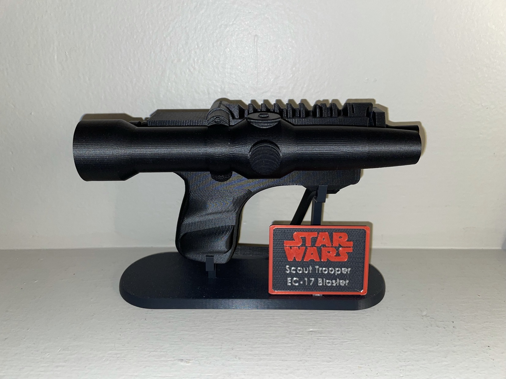 Display Stand for Imperial Scout Trooper Blaster