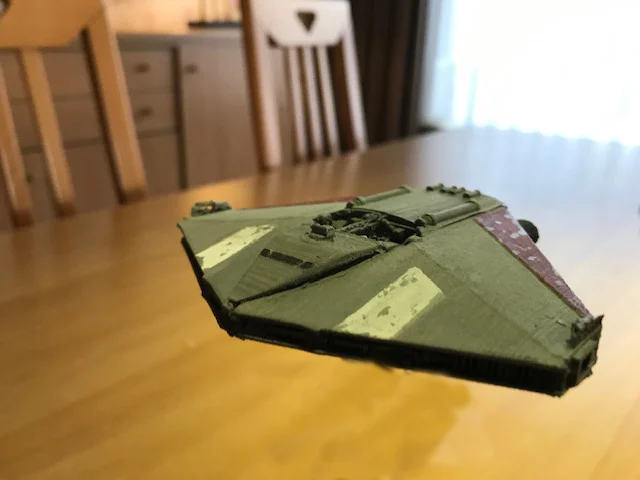 "Triangle" Ship from Galactica ragtag fleet
