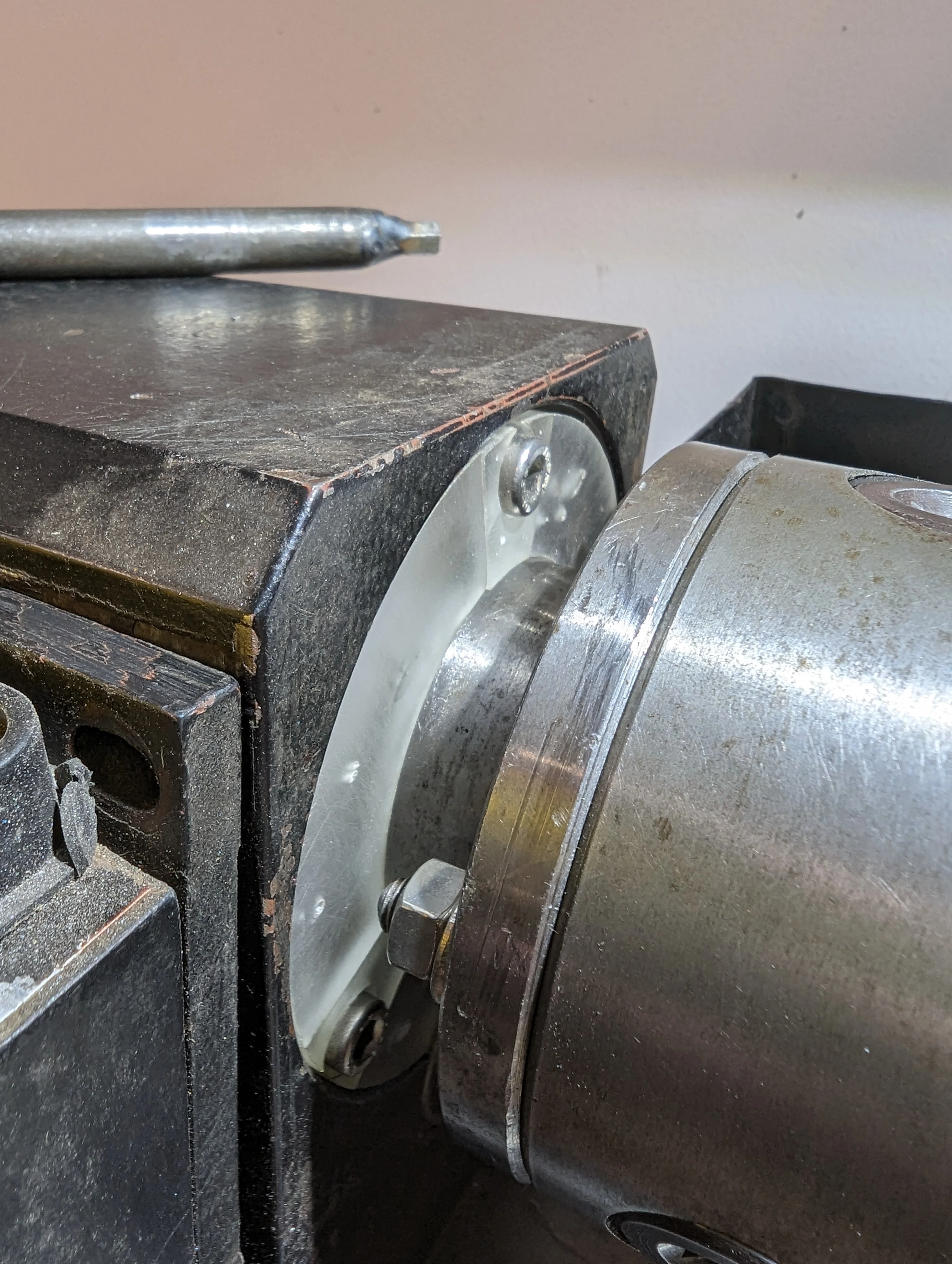 Mini lathe removable dust cover