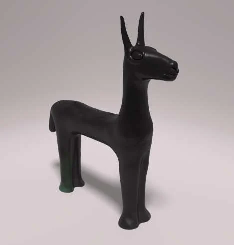 Golden Llama reproduction (Ancient Peru)