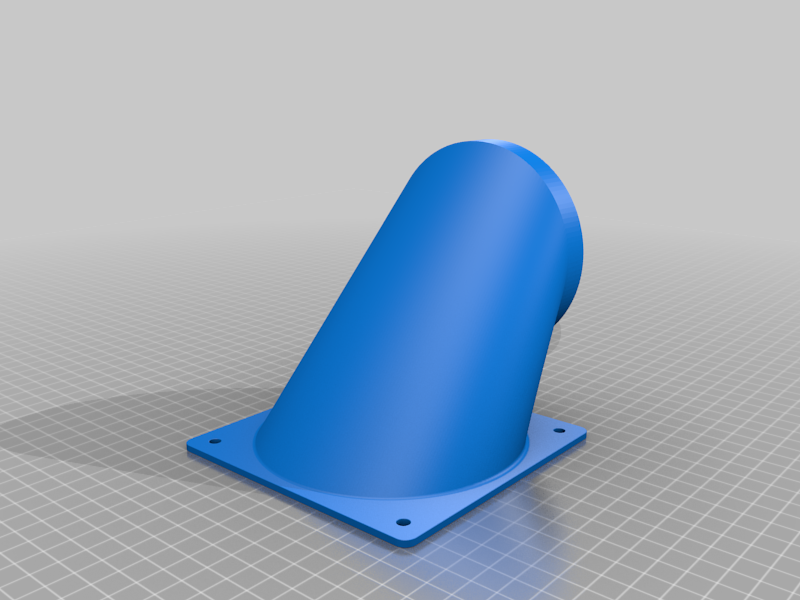 Portable Airbrush Booth - 90 Degree Vent Adapter