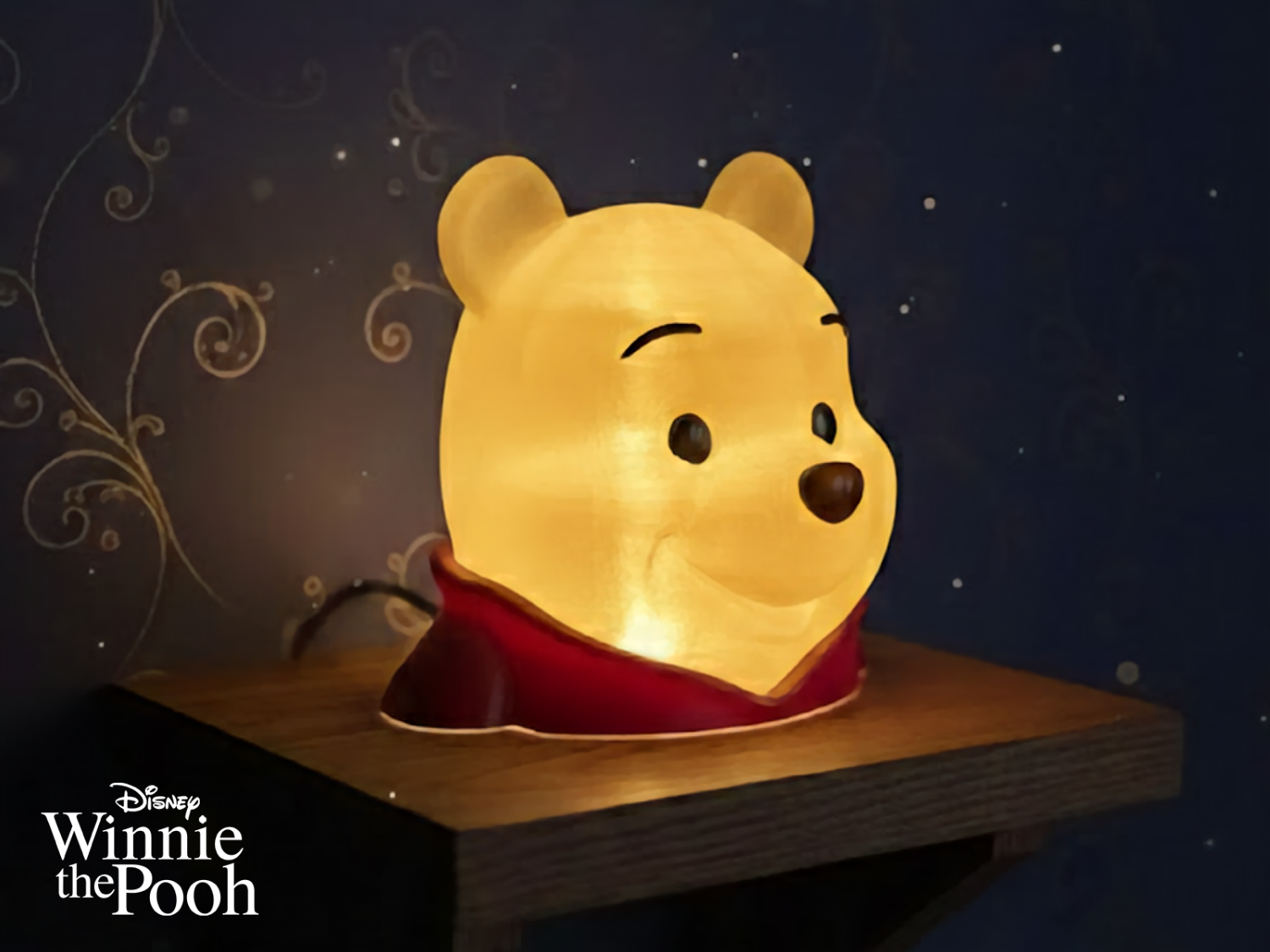 Winnie the Pooh Lamp - Hollow Design for LED