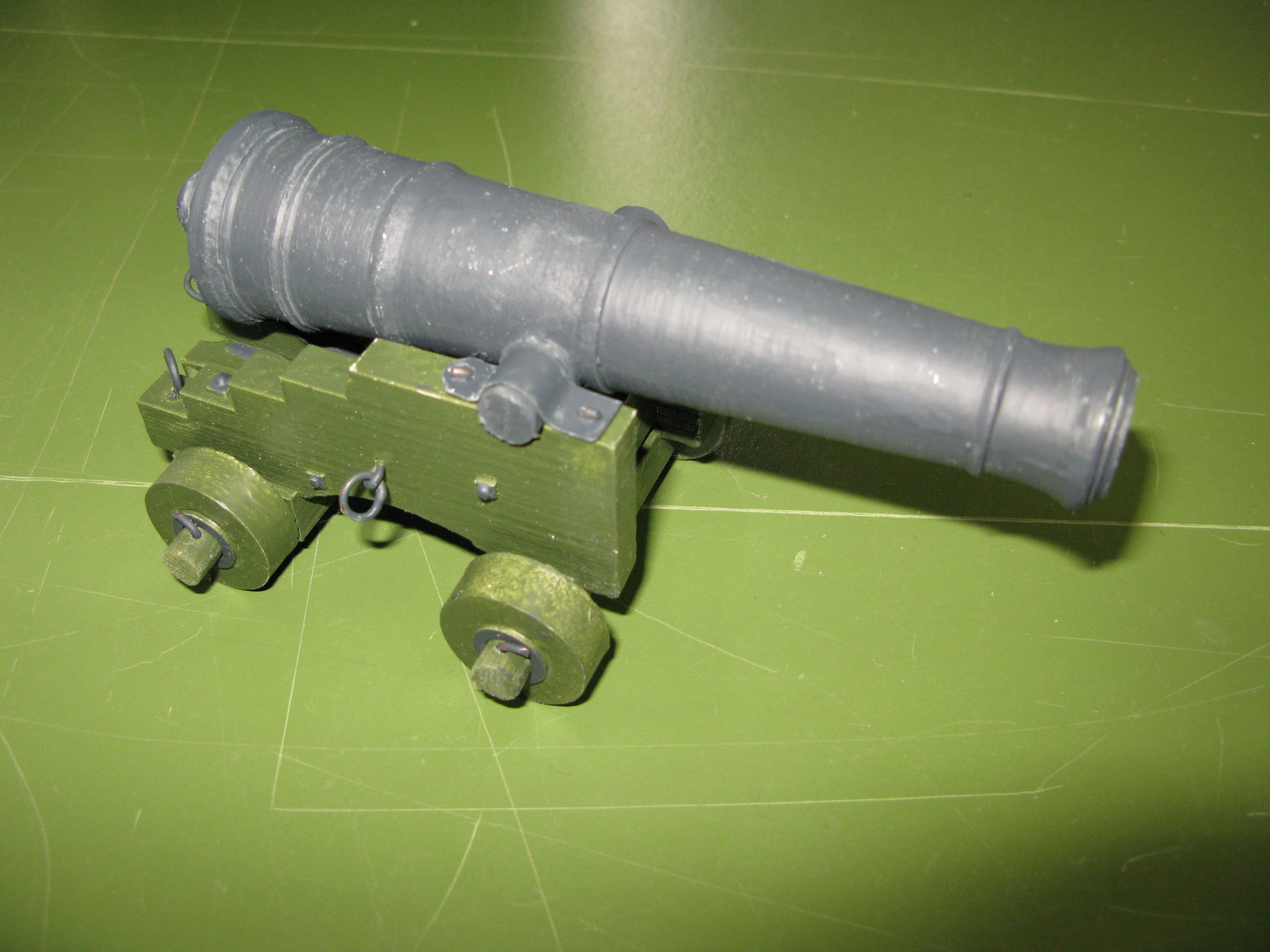 Austrian iron naval cannon 9pdr M1805 1/12