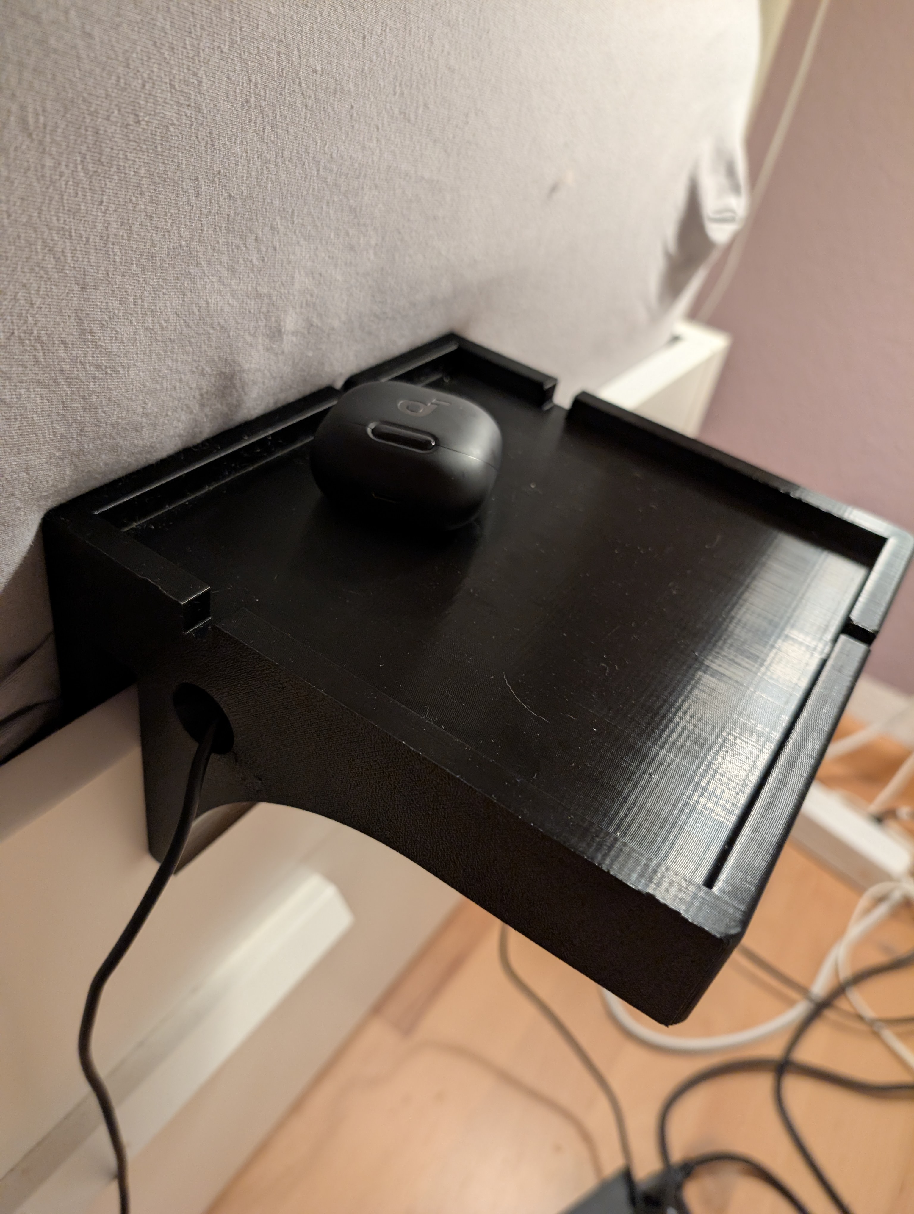 Basic bedside table in two versions