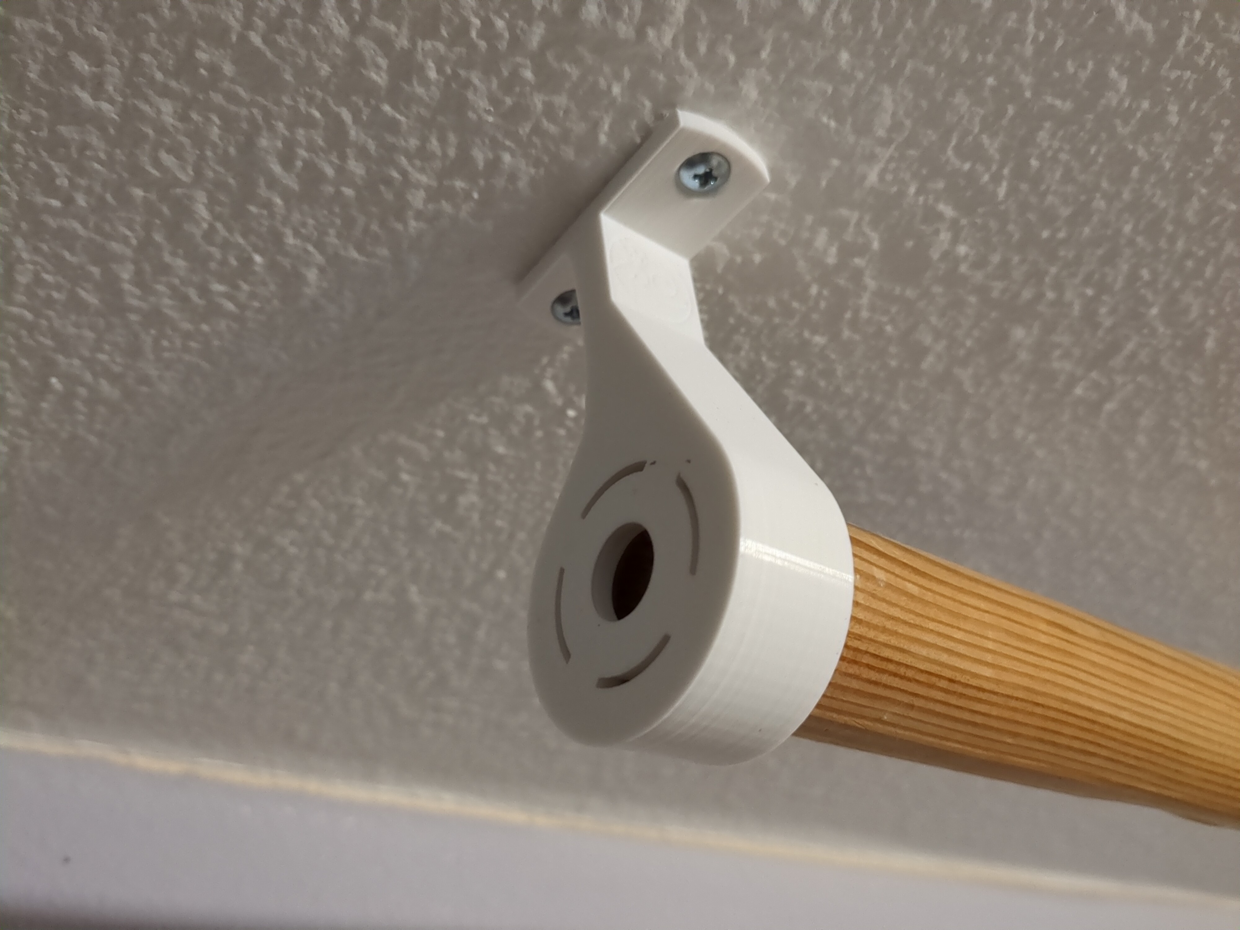 Clothes Hanger Rod Mounting Hardware