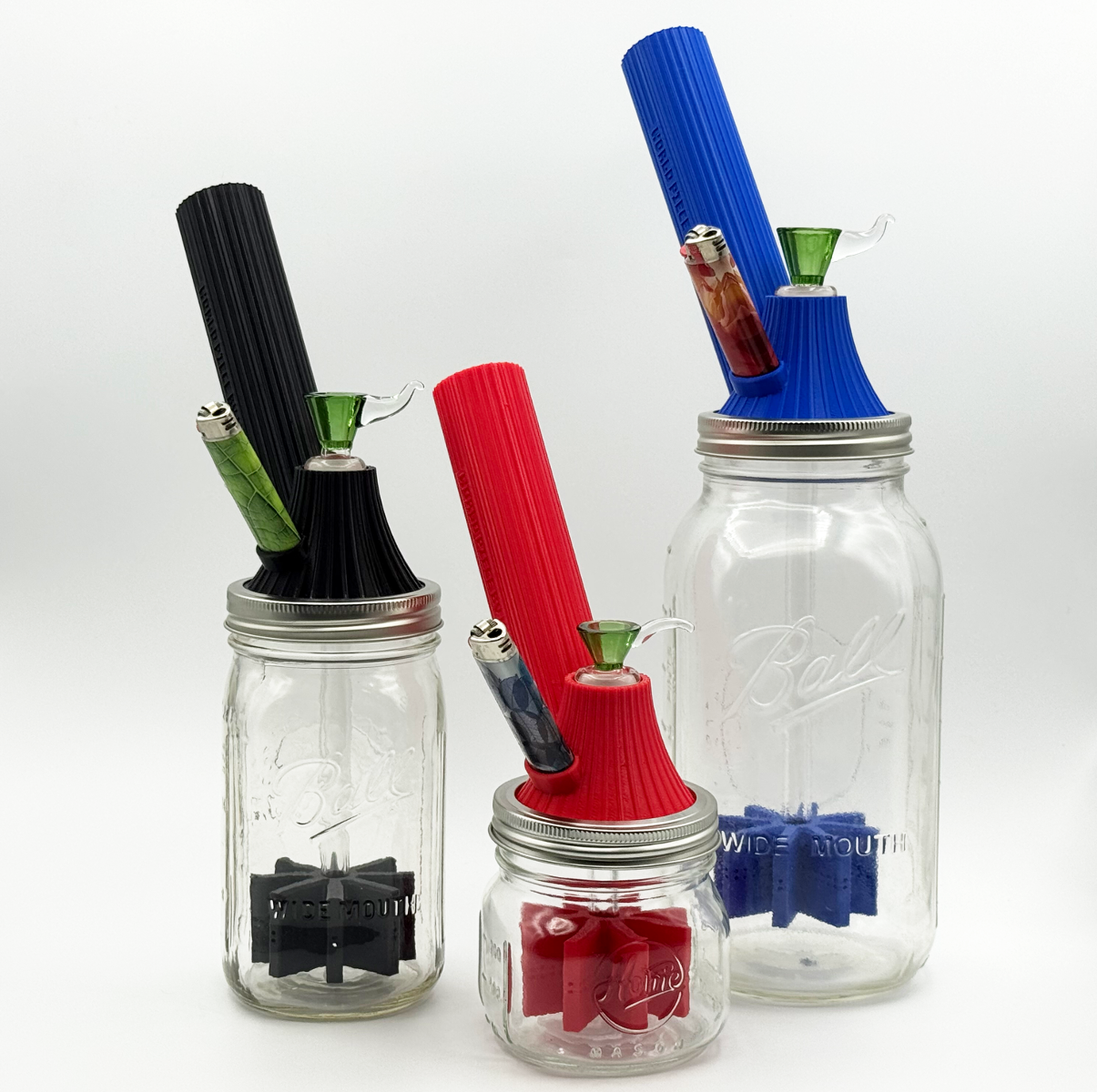 World Piece Mason Jar Bong