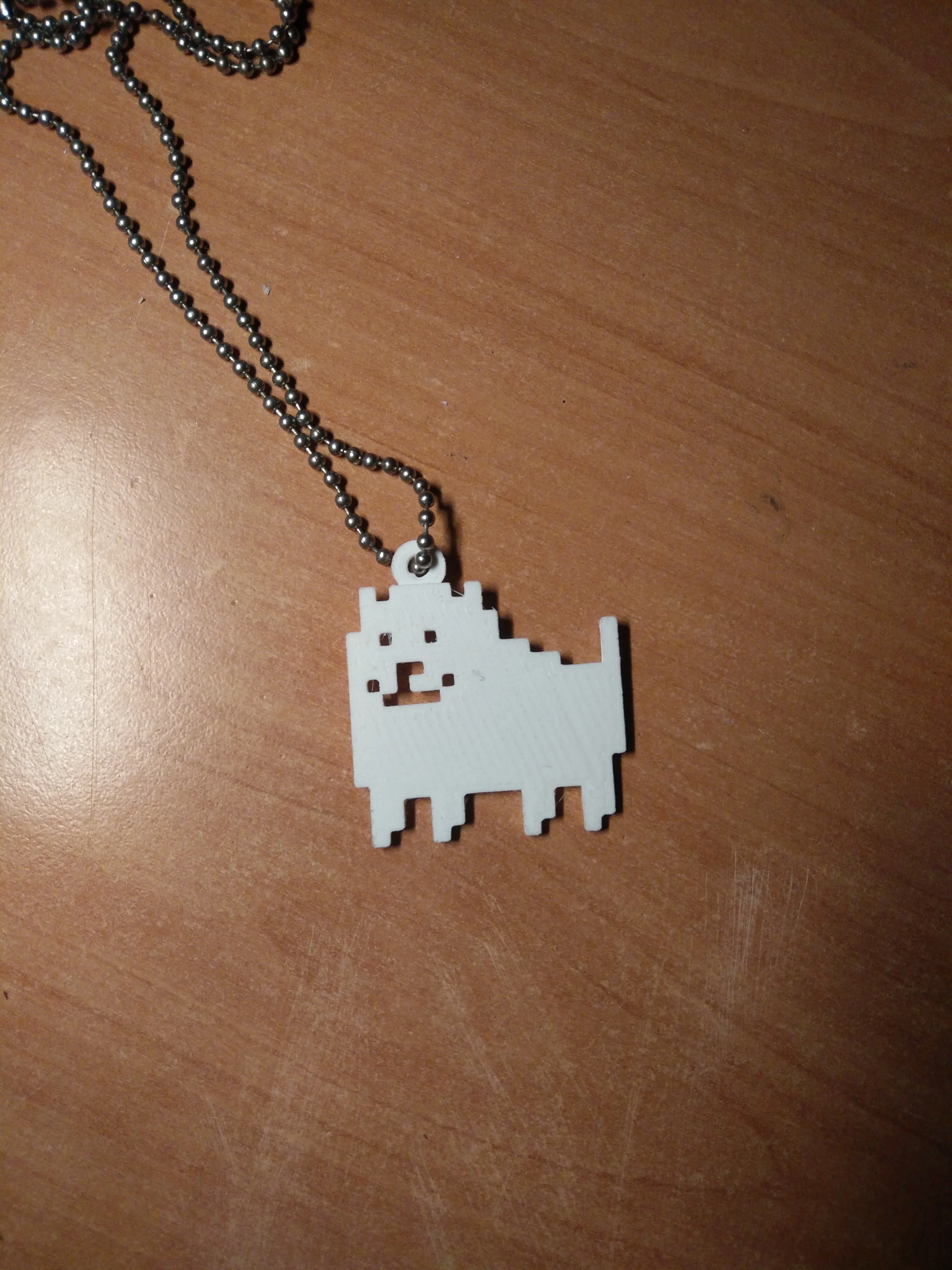 Undertale dog pendant