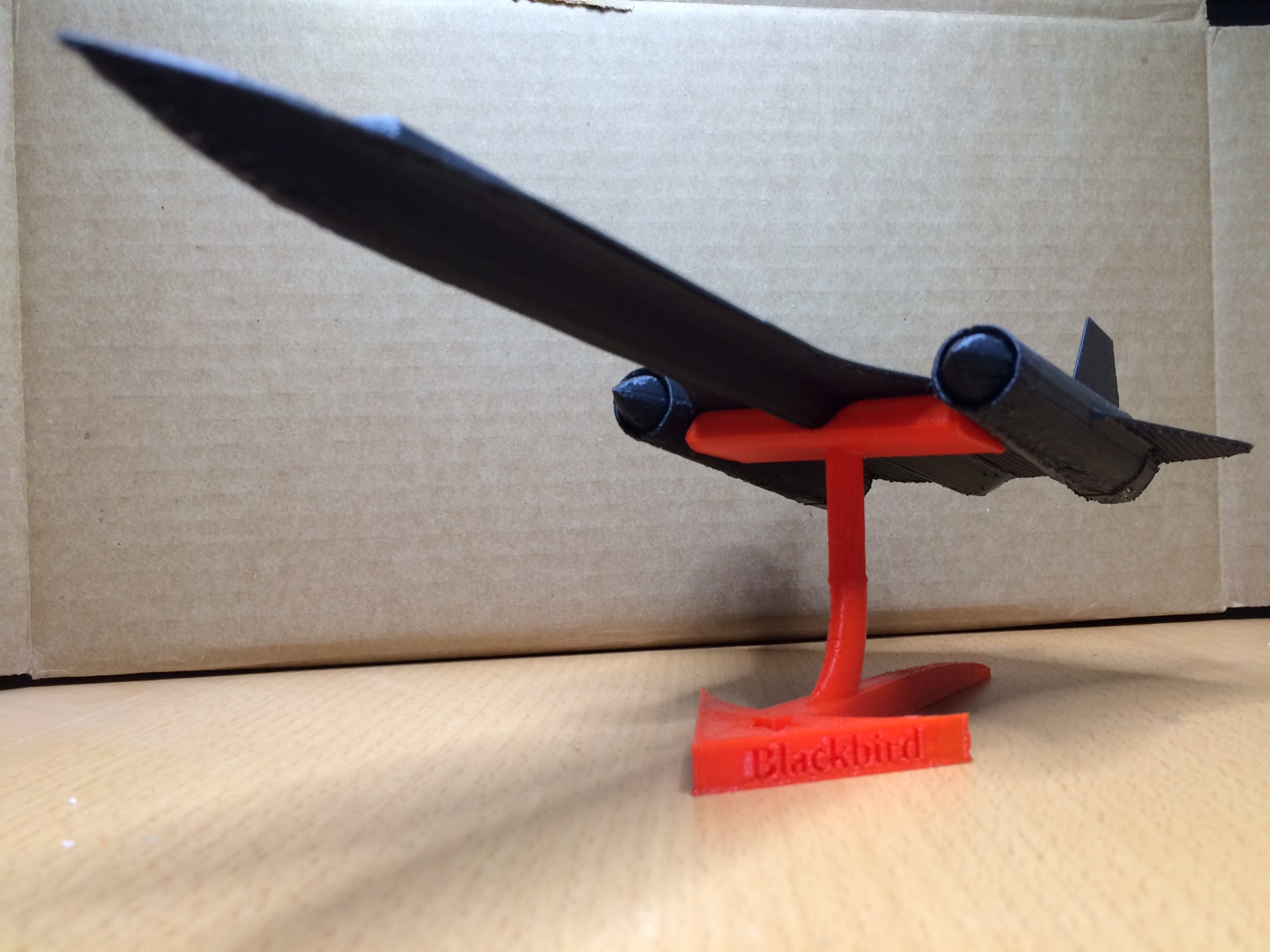SR-71 Blackbird display stand