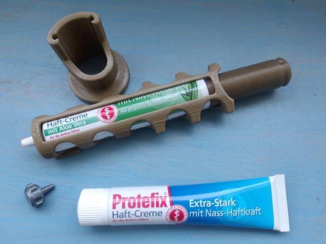 Tubepress for PROTEFIX adhesive cream