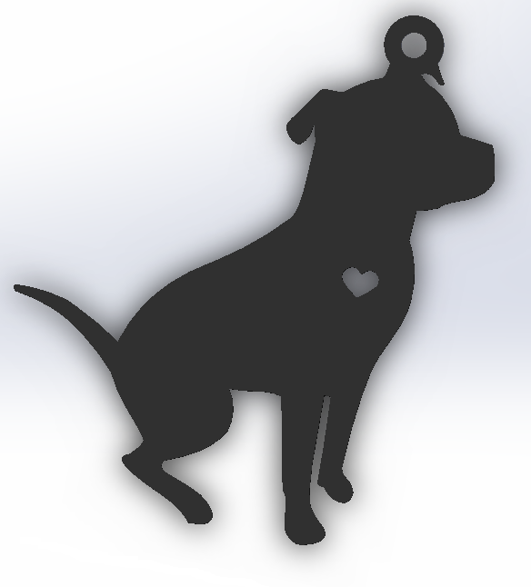 Pitbull Keychain