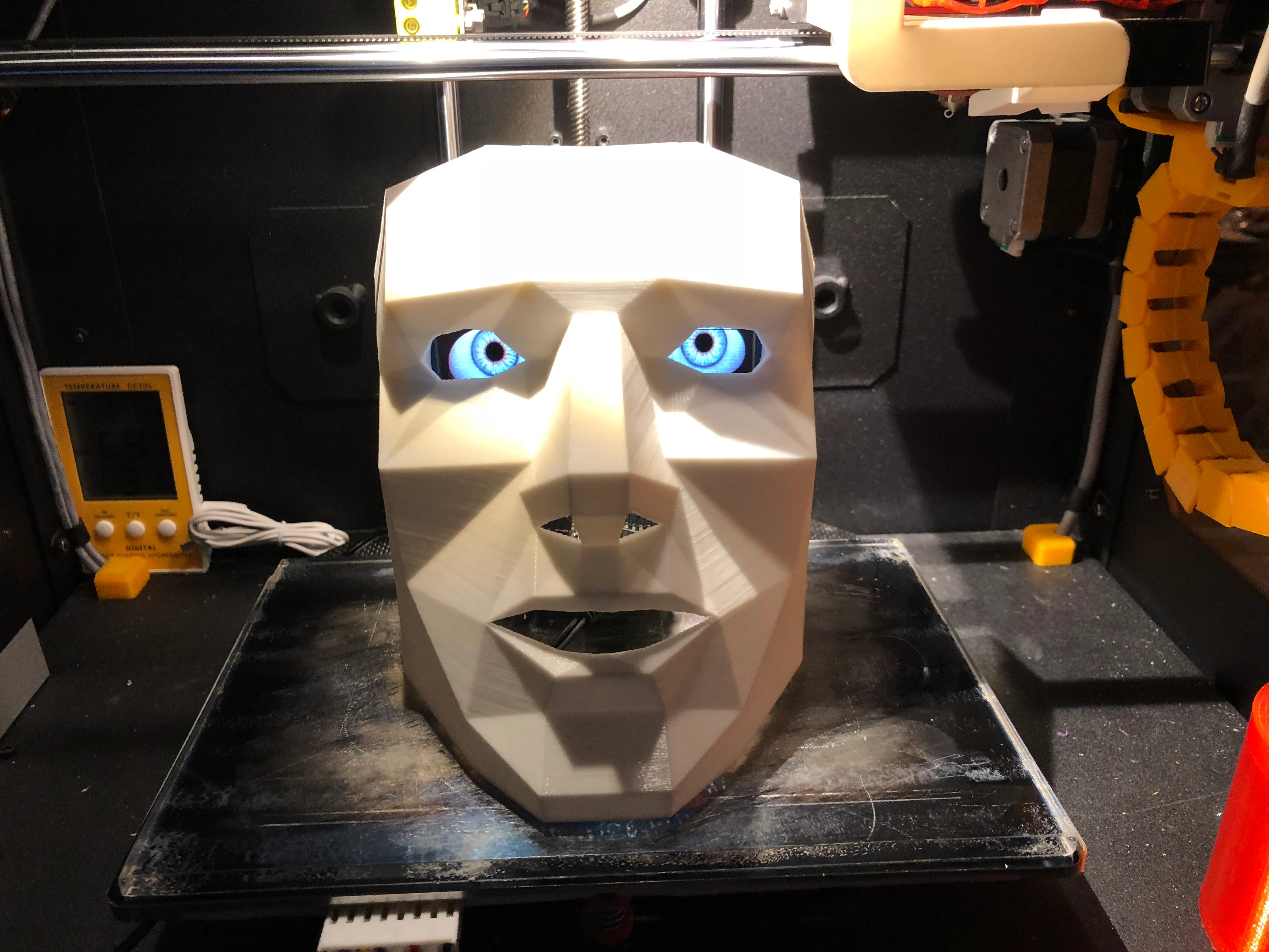 Mask with Raspi Eyes