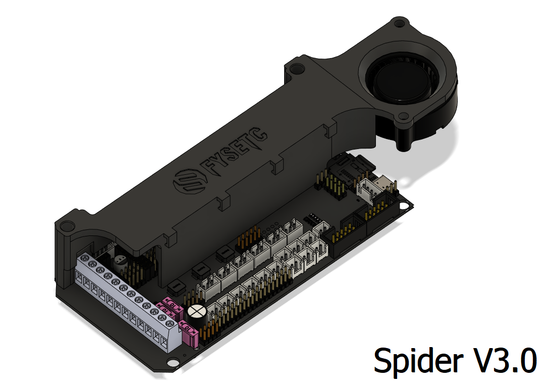 Fysec Spider 3.0 driver cooler mount 5015fan