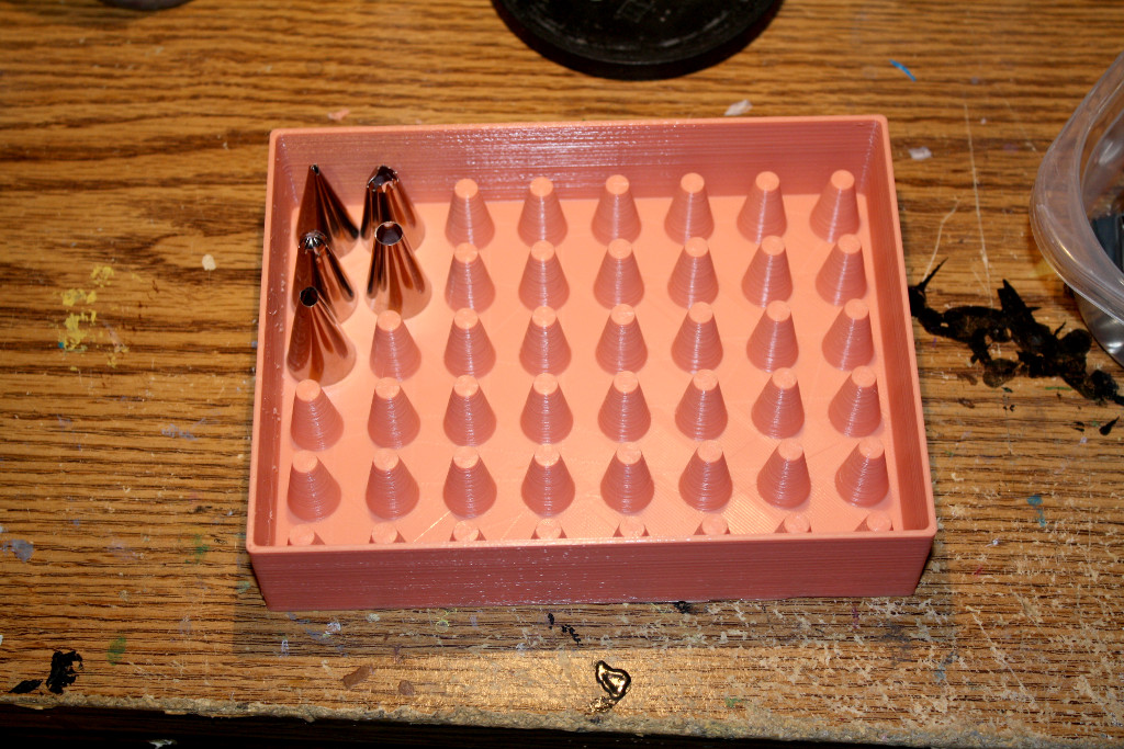 Cake Decorating Piping Tip Organizer Case