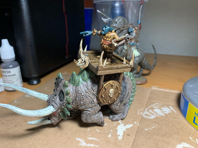 Hrognak Howdah (C3V Heroscape Custom)