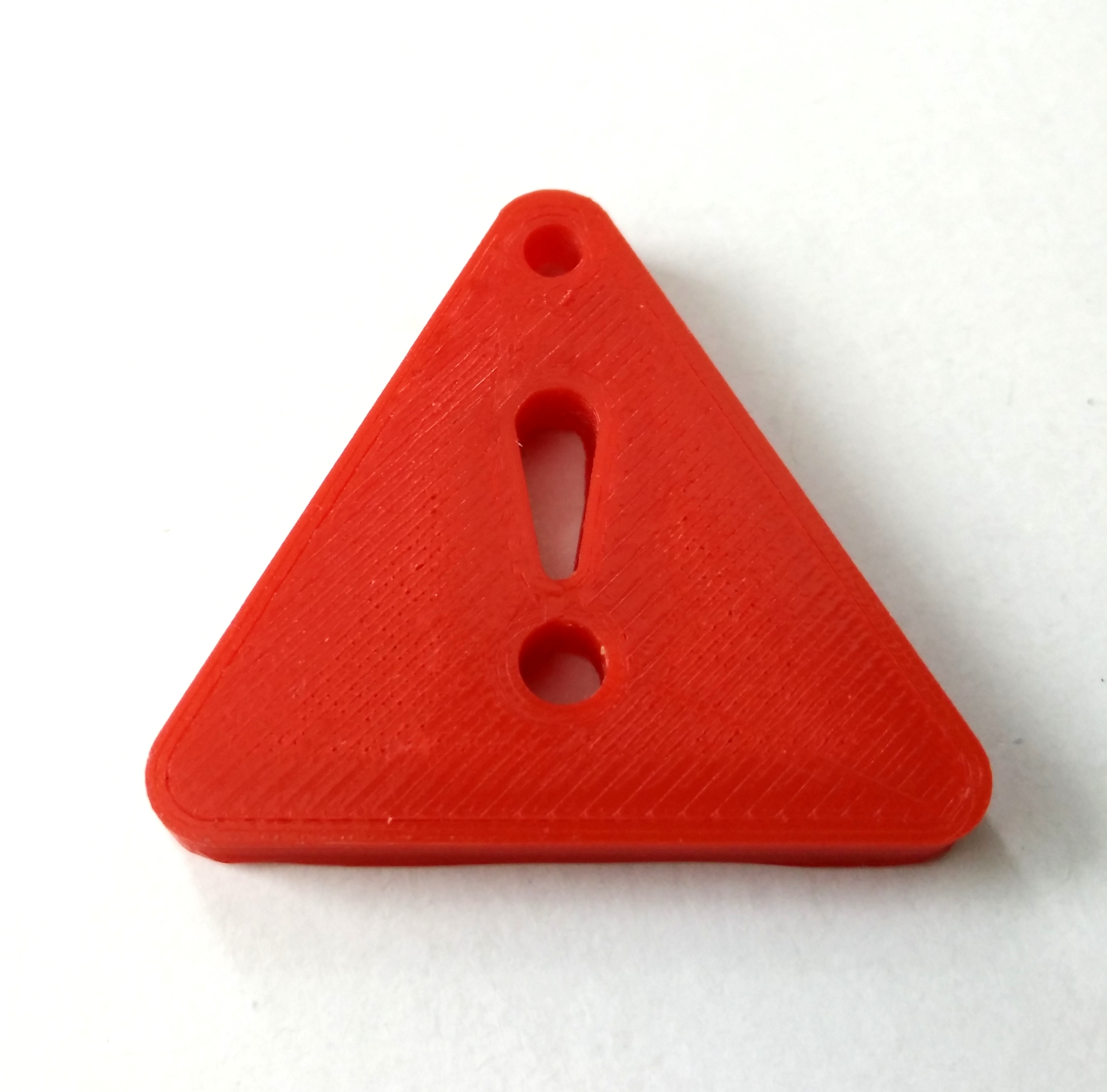 Attention sign or keychain