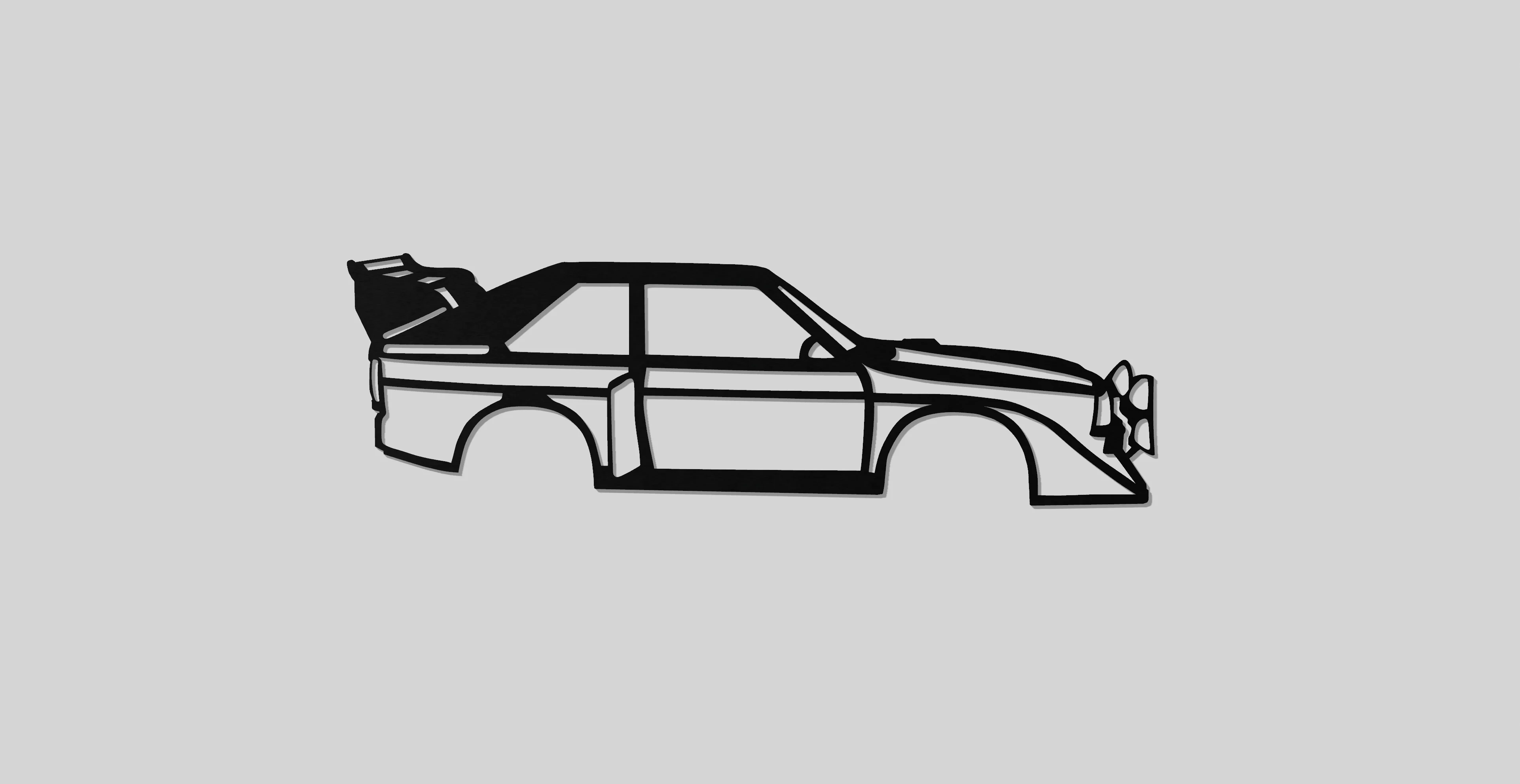 Audi Quattro S1 2d Wall art