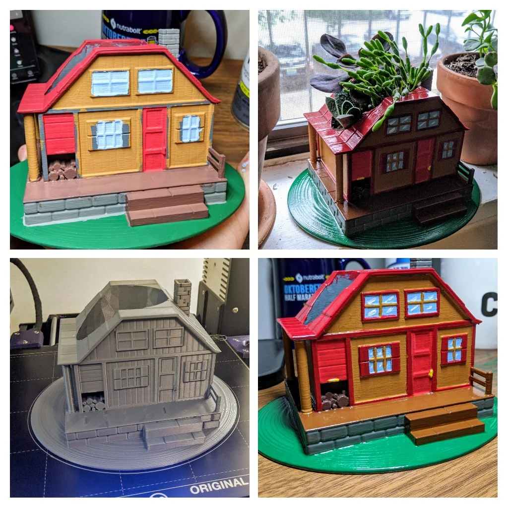 Stardew Valley Farmhouse Succulent Planter