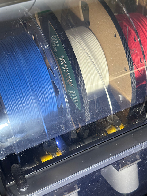 OVERTURE Cardboard Spool Brims for Bambu Lab X1 AMS