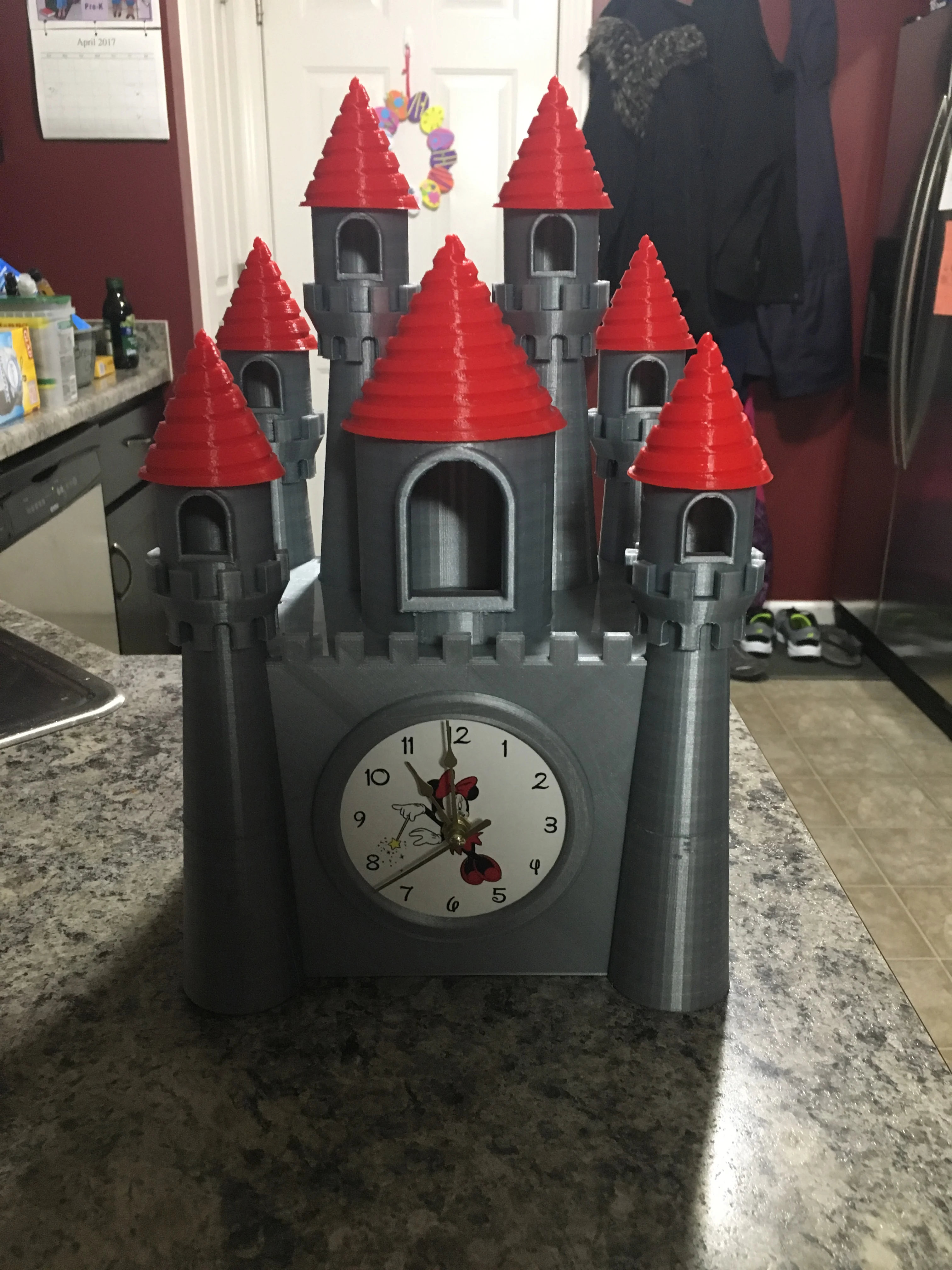 Disney Inspired Castle Clock for Regular Clock Mechanism
