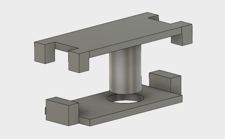 Suporte para evitar balanço do eixo Z - Zwobble - Gtmax Core H4