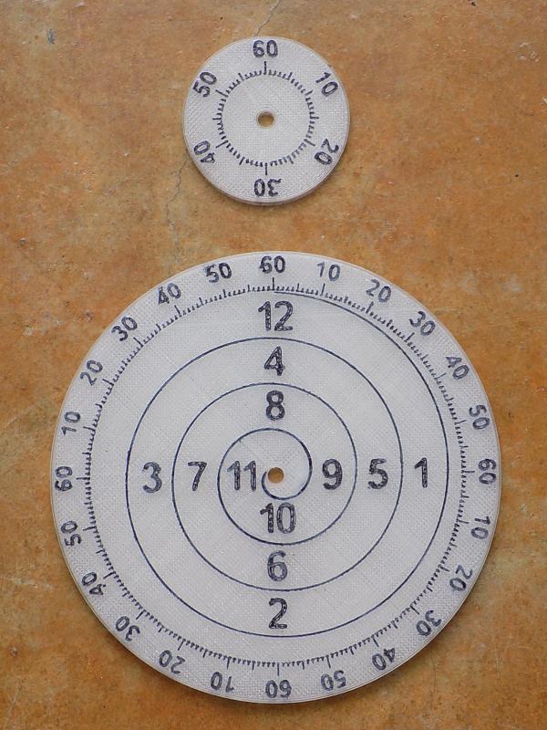 Benjamin Franklin clock dial
