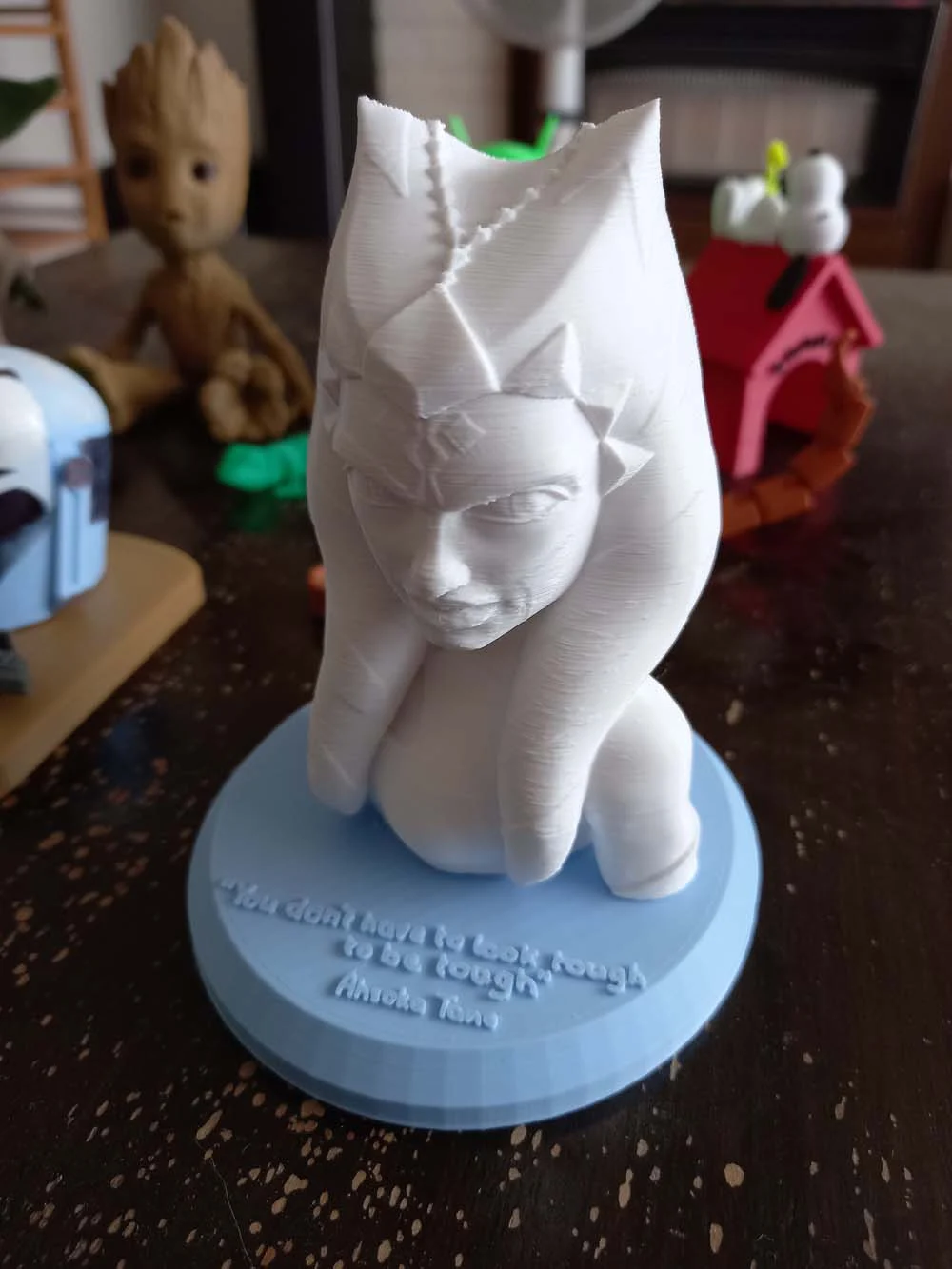 Ahsoka Tano Bust with base