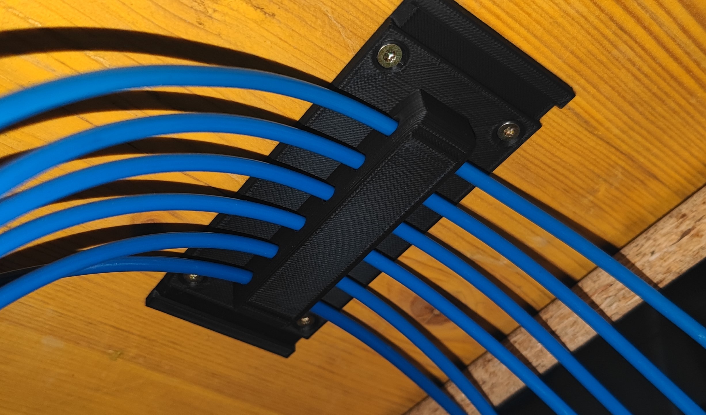 Bowden Tube Organizer Screw+Ziptie