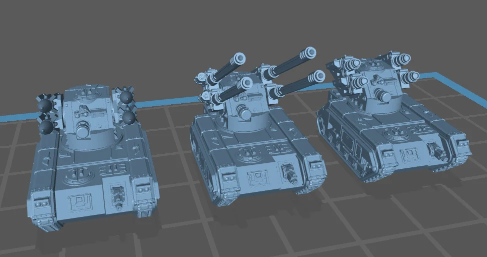 Epic scale support tanks (Anti air and suppression)