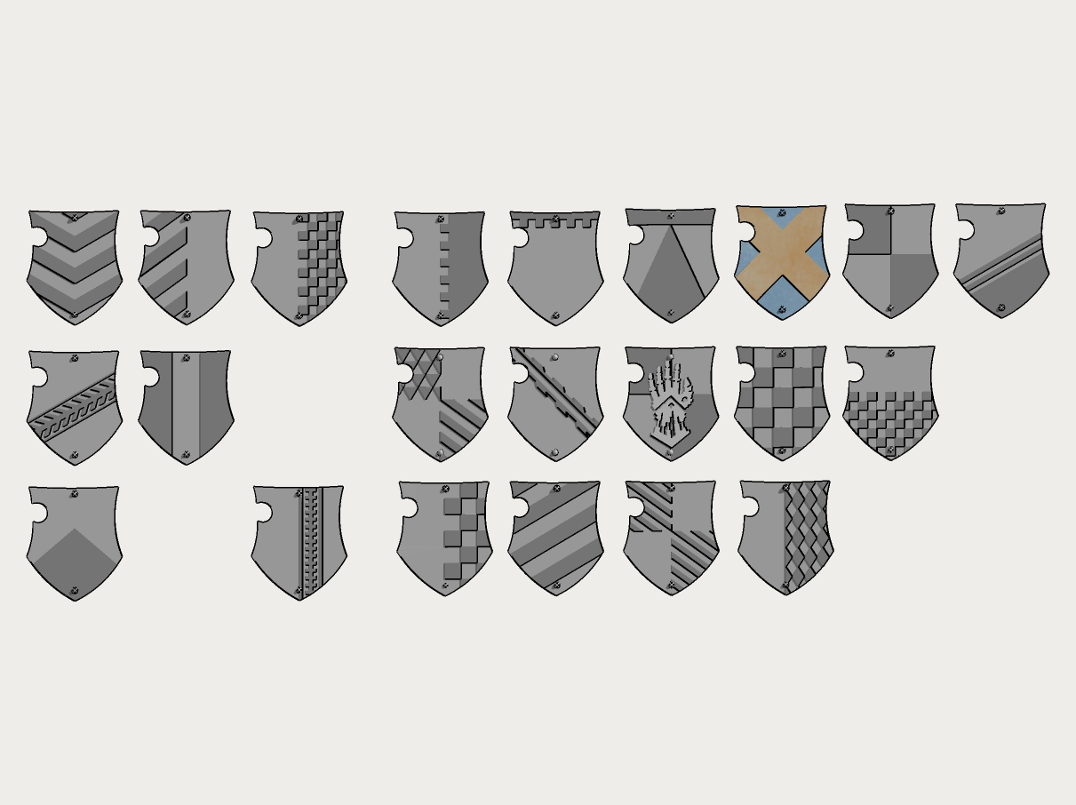Dominion Crusader MK3 - Freeblade's 'n' Codex shields