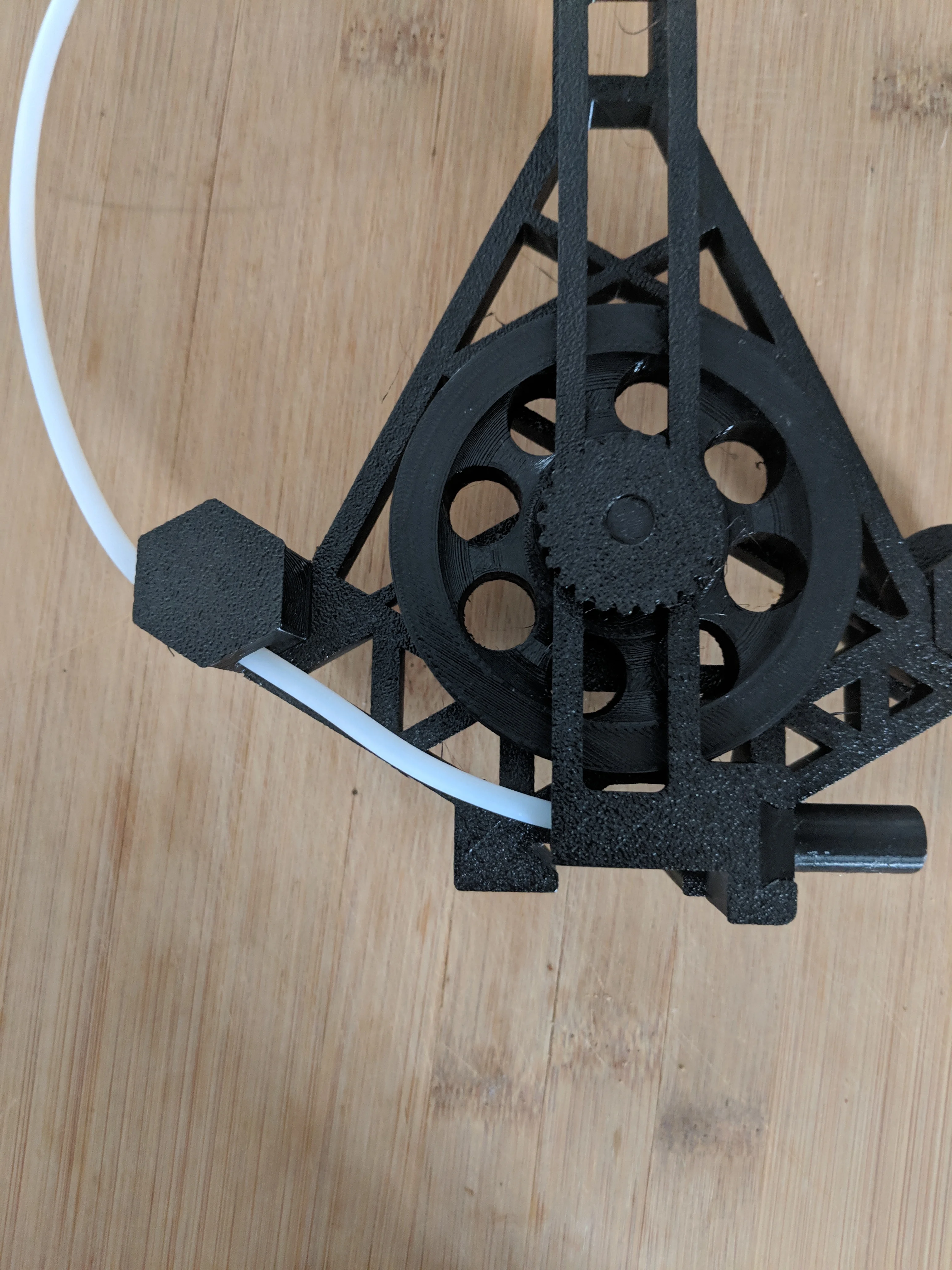 Modified Axis Screw with PFTE Tube Guide