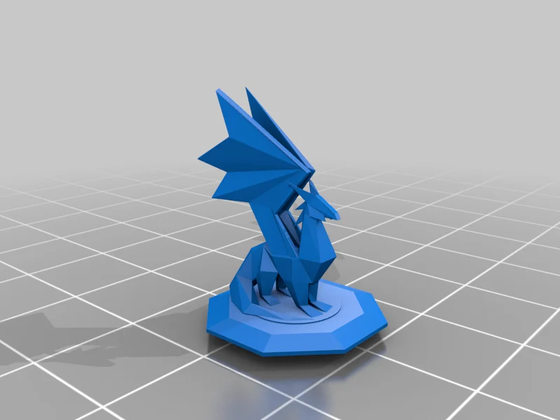 Dragon Statue With Base - Spyro (repaired 3mf+stl)