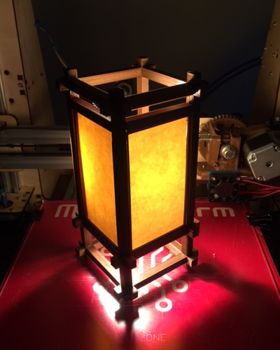 Japanese Inspired Lamp