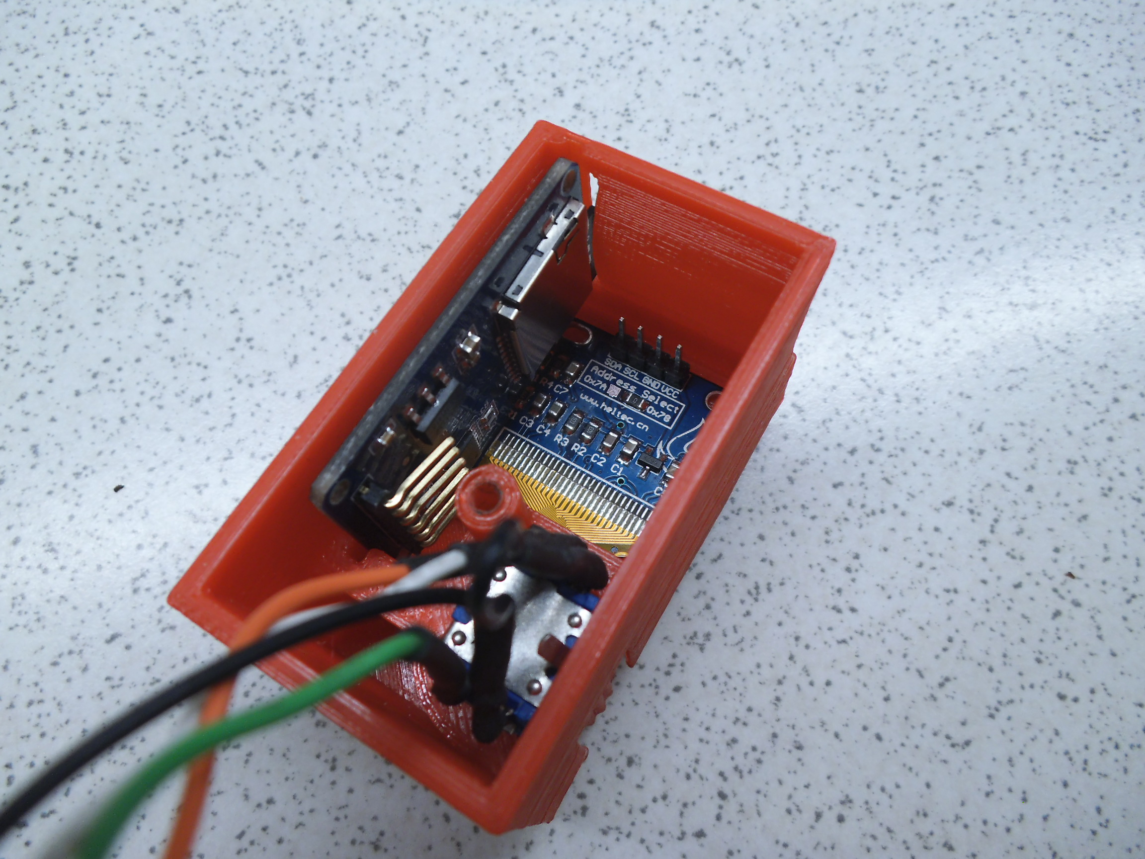 TinyOLED without PCB.
