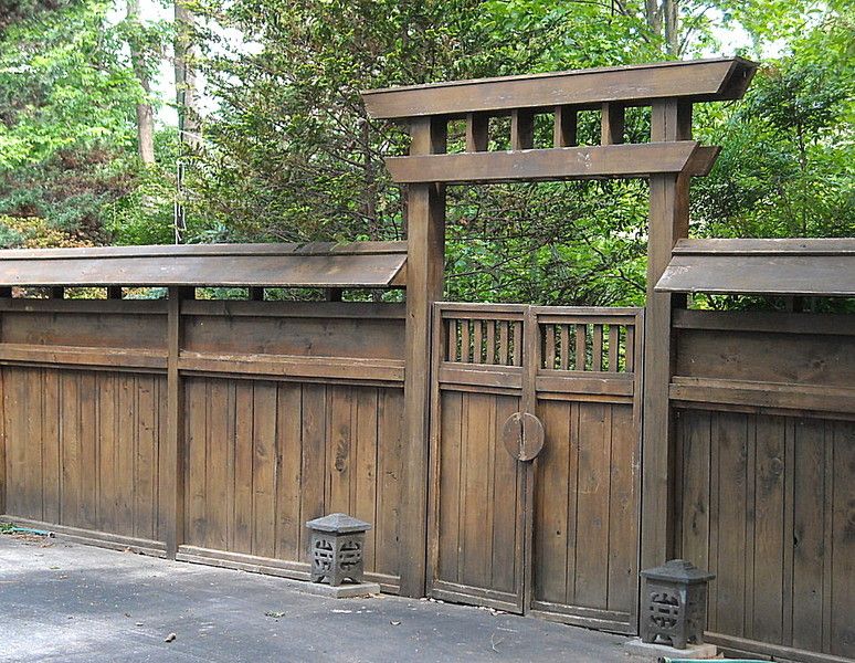 Japanese rural wooden walls