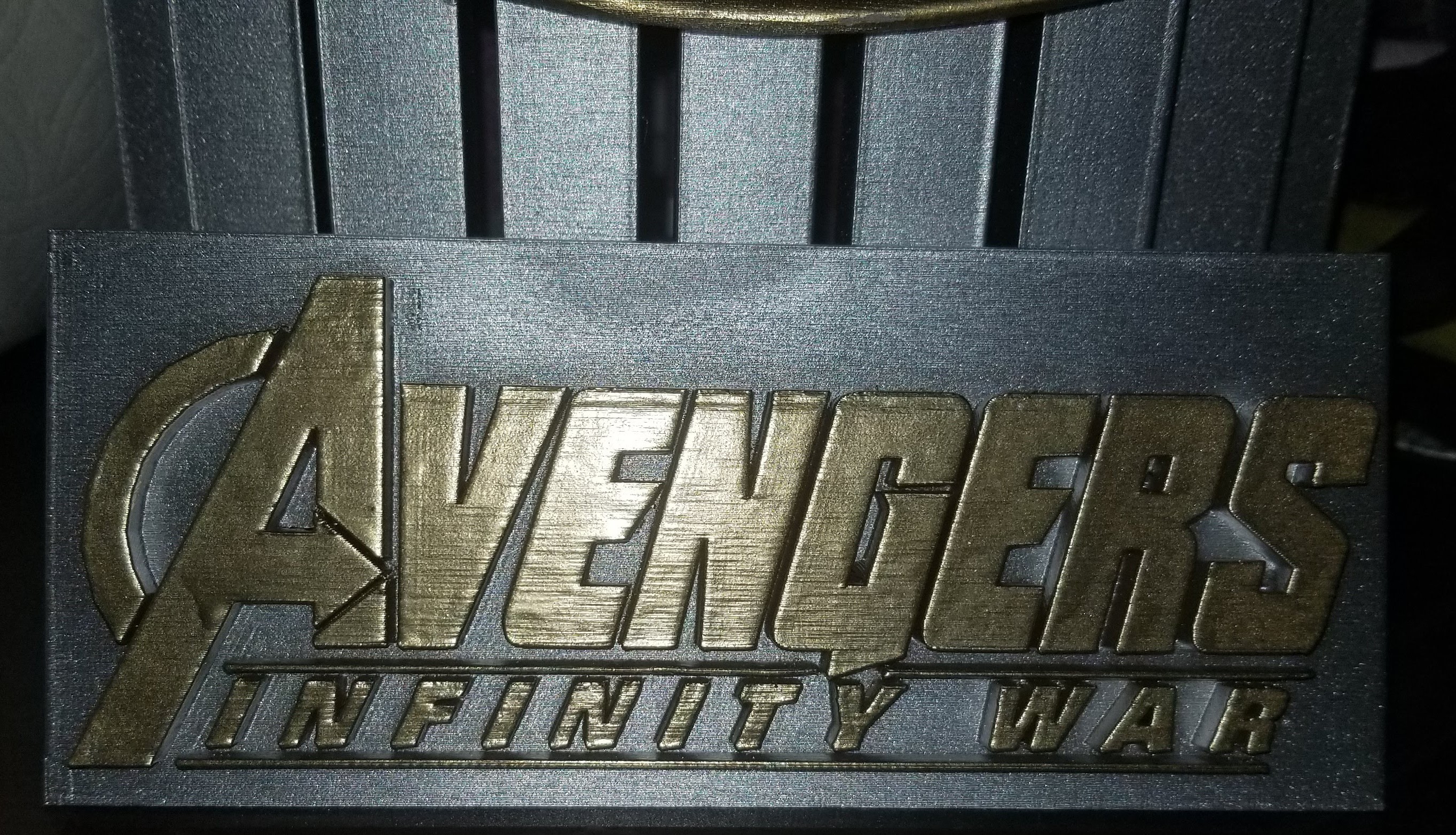 Easier to Print Stand for Infinity Gauntlet