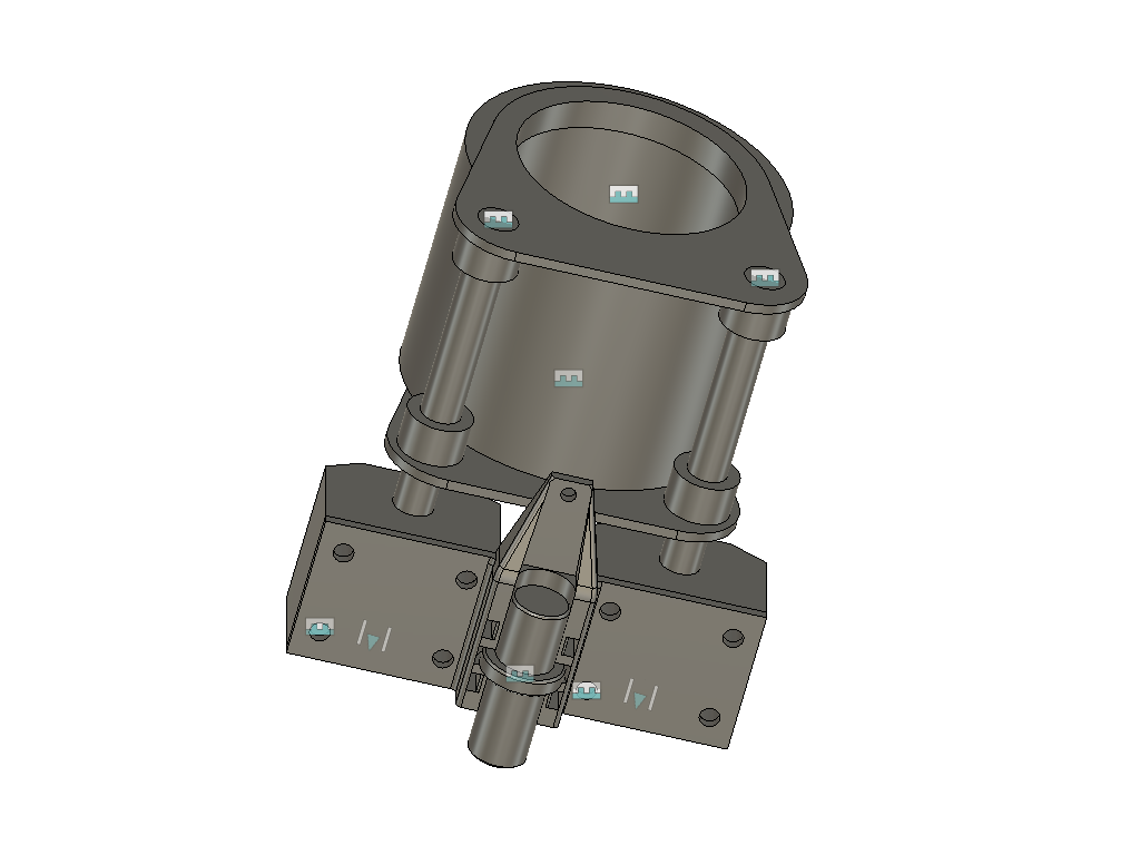 Roland drag knife holder for 3040 CNC router.