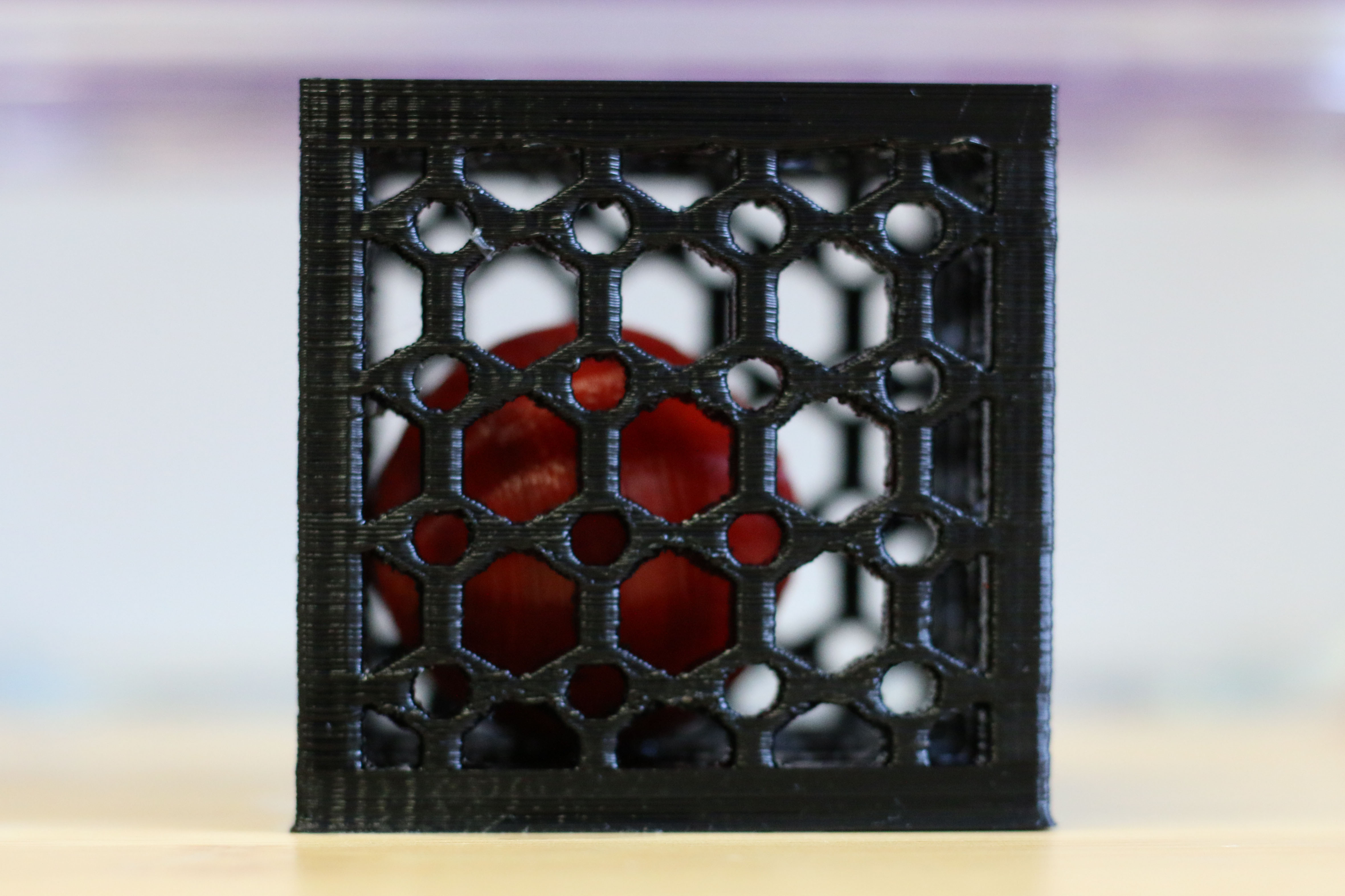 Multi-Material Ball in a Cube (Soluble Support Test)