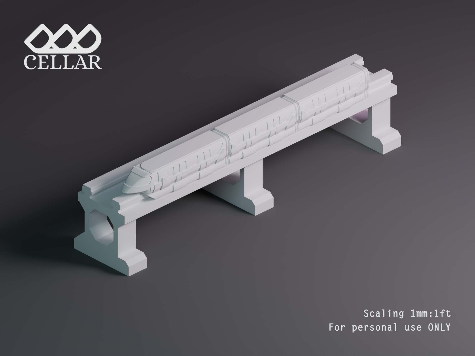 Theme Park Miniature Replica - MK Monorail
