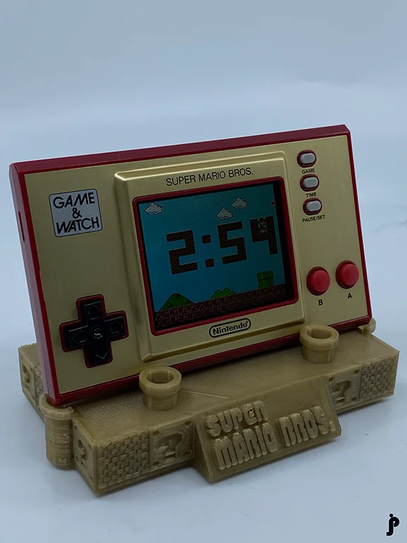 Super Mario Game and Watch Display Stand