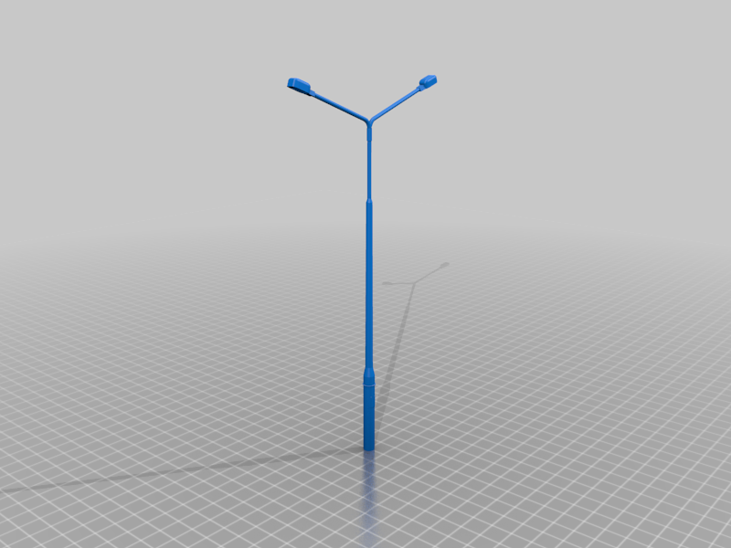 Polish city dual street lamp 1:43