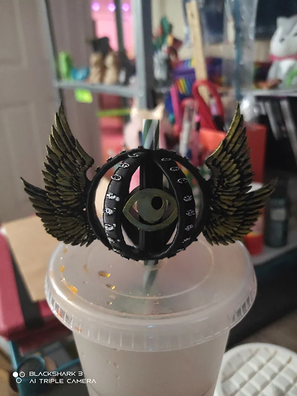 (OLD) Ophanim/Biblically Accurate angel straw topper