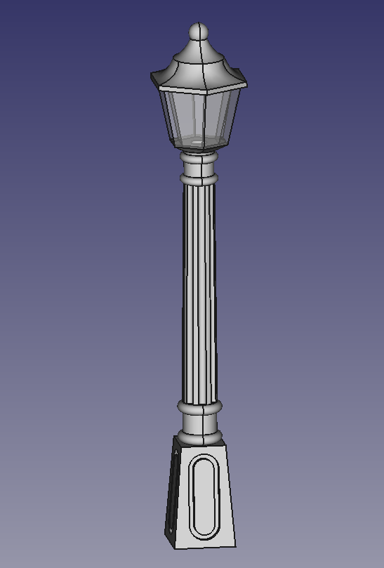 Model Streetlamp for H0 - 1:87