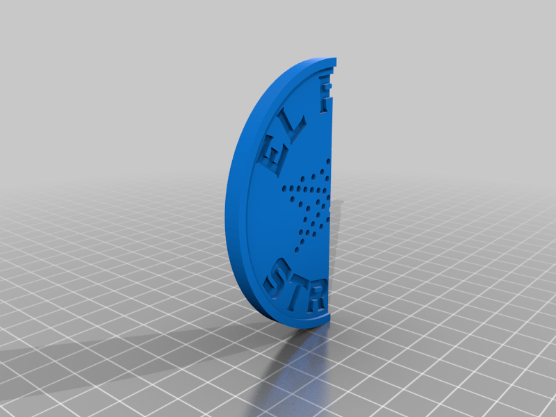El Paso Strong Table Coaster 3D print model