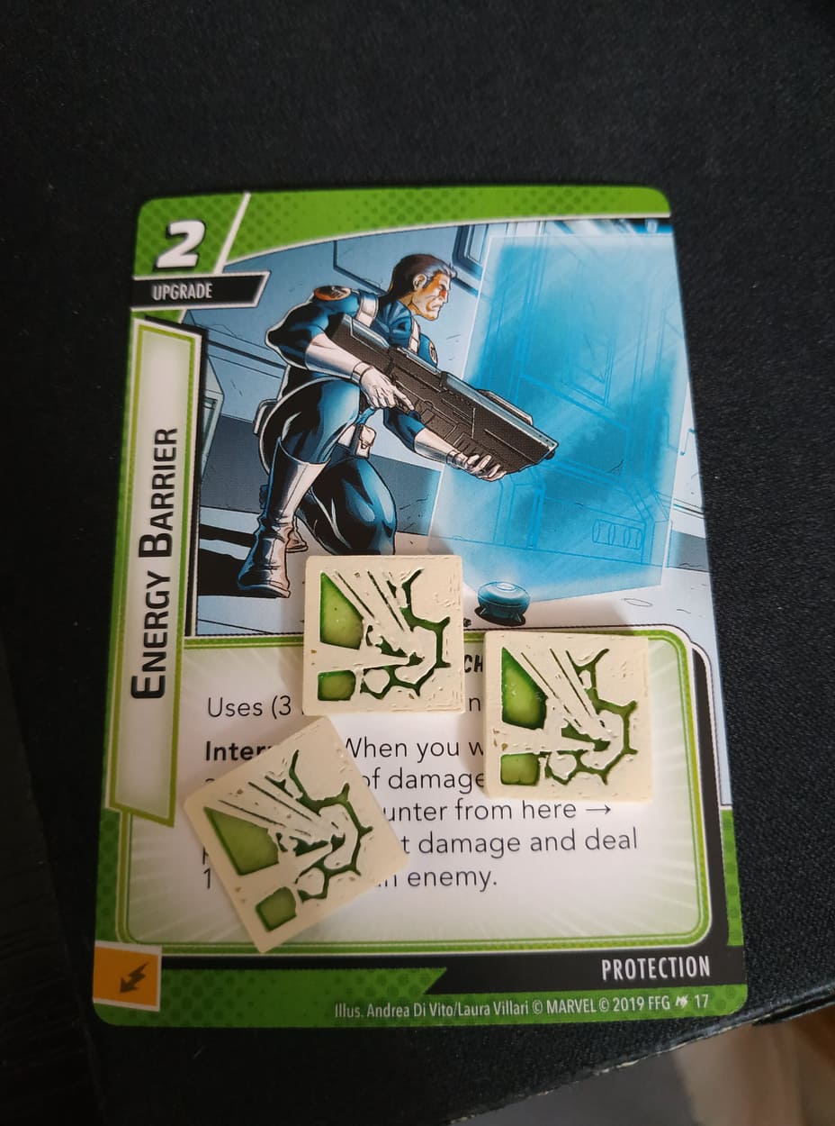 Reflection (Energy Barrier) MARVEL Champions custom tokens counters
