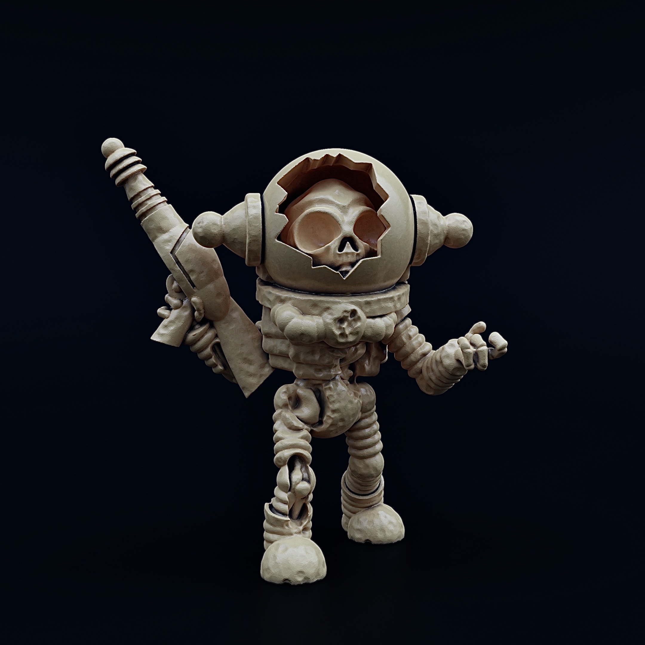 Armored Skeletal Zeta-Reticulan Minion