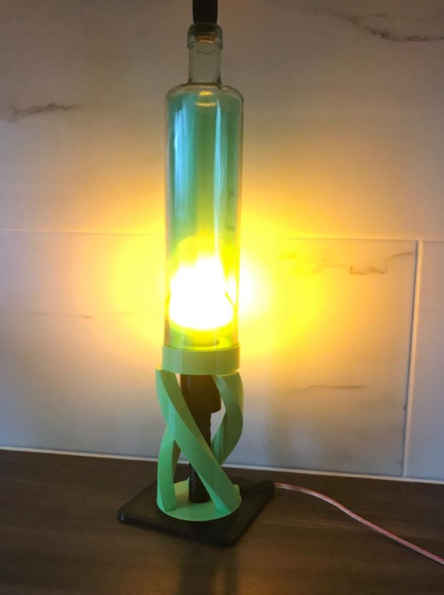 Flaschen Lampe